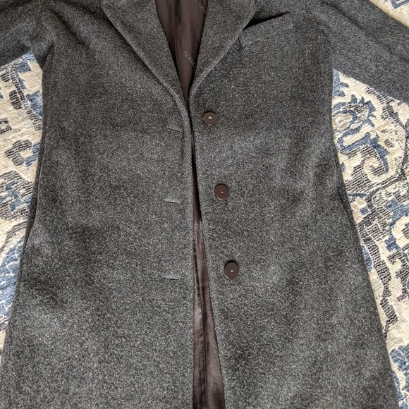 Women's size 6 Cassidy Wool Overcoat - Charcoal - Picture 2 of 6